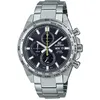 Image de Casio Standard Efr-574d-1av Montre Bracelet MÃ¢le Quartz Acier Inoxydable, Noir Acier Inoxydable