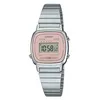 Image de Casio Standard La670wea-4a2 Montre Bracelet Femelle Quartz Acier Inoxydable, Rose Acier Inoxydable