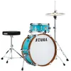 Image de Tama Club-Jam Mini Ljk28s-Aqb Aqua Blue - Batterie Acoustique 2 FÃ»ts (Sans Cymbales Ni Accessoires)
