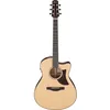 Image de Ibanez Aam700ce Platinum Collection Natural High Gloss Guitare Ãlectro-Acoustique Folk Avec Ãtui