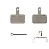 Image de Plaquettes de frein vélo patin et ressort en résine avec goupille type 3 Shimano B05S-RX (x25) TU
