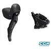 Image de Frein A Disque Route Shimano Grx400 Arriere 11v. Gravel Double Noir