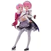 Image de Re:Zero Starting Life In Another World - Statuette 1/7 Ram & Childhood Ram 23 Cm