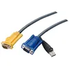 Image de ATEN Intelligent KVM Cable 2L-5502UP - CÃ¢ble clavier / vidÃ©o / souris (KVM) - USB, HD-15 (M) pour PS/2, HD-15 - 1.8 m