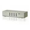 Image de ATEN CS74U - Commutateur Ã©cran-clavier-souris/audio - 4 x KVM / audio - 1 utilisateur local - de bureau - Tension CC