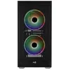 Image de AeroCool Graphite-G-BK-v3 - Mid tower - ATX - panneau latÃ©ral fenÃªtrÃ© (verre trempÃ©) - pas d'alimentation (ATX) - noir - USB/Audio