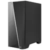 Image de AeroCool Mirage-G-BK-v1 - Mid tower - ATX - panneau latÃ©ral fenÃªtrÃ© (verre trempÃ©) - pas d'alimentation (ATX) - noir - USB/Audio