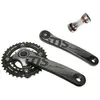 Image de Pédalier alu integre avec cuvette filete Sunrace Ms10 10V 36/22 T 36/22T