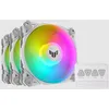 Image de ASUS TUF GAMING TF120 ARGB WHITE EDITION 3IN1 Boitier PC Refroidisseur d'air 12 cm Blanc 3 piÃ¨ce(s)
