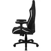 Image de Aerocool CROWNBW SiÃ¨ge pour jeu vidÃ©o SiÃ¨ge de jeu universel SiÃ¨ge rembourrÃ© Noir, Blanc