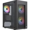 Image de Boitier PC Mini Tour Micro ATX AeroCool Hexform RGB avec panneaux vitrÃ©s - Noir