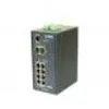 Image de PLANET IGS-10020PT - Commutateur - GÃ©rÃ© - 8 x 10/100/1000 (PoE) + 2 x Gigabit SFP - Montage sur rail DIN, fixation murale - PoE (130 W) - Tension CC