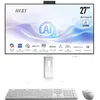 Image de MSI Modern AM273QP AI 1UM-085FR Intel Core Ultra 5 125H 27" 2560 x 1440 PC All-in-One 16 Go DDR5-SDRAM 1 To SSD Windows 11 Home Wi-Fi 6E (802.11ax) Blanc