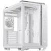 Image de BoÃ®tier Moyen Tour TUF Gaming GT502 Plus Blanc avec panneau latÃ©ral et faÃ§ade en verre trempÃ© et 4 ventilateurs 120 mm