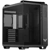 Image de ASUS TUF Gaming GT502 Horizon TG ARGB Black, chÃ¢ssis Double Chambre avec Design panoramique et Panneau en Verre, Port USB-C Haute Vitesse, Noir