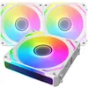 Image de Lot De 3 Ventilateurs De Boitier Xigmatek Starlink Ultra Rgb (blanc)