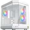 Image de Boitier PC Moyen Tour E-ATX Xigmatek Cubi RGB avec panneaux vitrÃ©s - Blanc