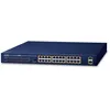 Image de PLANET GSW-2620HP commutateur rÃ©seau 10G Ethernet (100/1000/10000) Connexion Ethernet, supportant l'alimentation via ce port (PoE) 1U Bleu