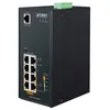 Image de PLANET IGS-4215-4P4T - Commutateur - GÃ©rÃ© - 4 x 10/100/1000 + 4 x 10/100/1000 (PoE) - Montage sur rail DIN (144 W)
