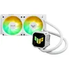 Image de ASUS TUF Gaming LC III 240 ARGB - White Edition - systÃ¨me de refroidissement liquide de processeur - Taille de radiateur : 240 mm - (pour : AM4, AM5, LGA1851, LGA1700, LGA1200) - cuivre - 120 mm