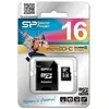 Image de SILICON POWER - Carte mÃ©moire flash (adaptateur microSDHC - SD inclus(e)) - 16 Go - Class 10 - micro SDHC