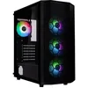 Image de Boitier PC sans alimentation - BITFENIX Garen (Noir) - Moyen tour - Format ATX