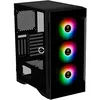Image de Boitier PC Moyen Tour ATX Gamdias Talos E2 Elite RGB avec panneaux vitrÃ©s - Noir