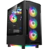Image de Boitier PC Moyen Tour ATX Gamdias Athena M6 Lite RGB avec panneaux vitrÃ©s - Noir