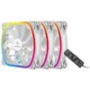 Image de Enermax SquA RGB UCSQARGB12P-W-BP3 - Ventilateur chÃ¢ssis - 120 mm - blanc