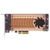 Image de QNAP QM2-2P-244A - ContrÃ´leur de stockage - PCIe - profil bas - PCIe 2.0 x4 - pour QNAP TS-1232, 1277, 253, 453, 473, 677, 832, 853, 877, 977, TVS-2472, 473, 673, 872, 873