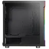 Image de Thermaltake H200 TG RGB - Tour - ATX - panneau latÃ©ral fenÃªtrÃ© (verre trempÃ©) - pas d'alimentation (PS/2) - noir - USB/Audio