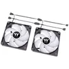 Image de Tt Ct140 Pc Cooling Fan White 2 Pack Cl-f149-pl12sw-a