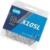 Image de Chaine VÃ©lo Kmc X10 Sl 114 Maillons 10v ChromÃ©e - Acier - Mixte - Noir