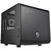 Image de Thermaltake Core V1 - Tour - mini ITX - panneau latÃ©ral fenÃªtrÃ© - pas d'alimentation - noir - USB/Audio
