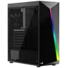 Image de AeroCool Shard - Mid tower - ATX - panneau latÃ©ral fenÃªtrÃ© (acrylique) - pas d'alimentation (ATX) - noir - USB/Audio