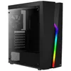 Image de AeroCool Bolt - Tour - ATX - panneau latÃ©ral fenÃªtrÃ© (acrylique) - pas d'alimentation (ATX) - noir - USB/Audio