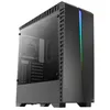 Image de AeroCool Scar - Tour - ATX - panneau latÃ©ral fenÃªtrÃ© (verre trempÃ©) - pas d'alimentation (ATX) - noir - USB/Audio