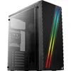 Image de Boitier PC Moyen Tour ATX AeroCool Streak RGB avec panneau vitrÃ© - Noir