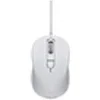 Image de MU101C Blue Ray Silent - Souris - droitiers et gauchers - optique - 3 boutons - filaire - USB - blanc en occasion ou reconditionné