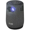 Image de ASUS ZenBeam Latte L1 - Projecteur DLP - LED - 300 lumens - 1280 x 720 - 16:9 - 720p - objectif fixe Ã  focale courte - Wi-Fi / Bluetooth - gris, noir