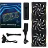 Image de Lian Li 12TLLCD1W3B systÃ¨me de refroidissement d'ordinateur Boitier PC Ventilateur 12 cm Noir