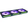 Image de Lot de 3 ventilateurs boîtier Uni Fan SL-Infinity Wireless Reverse RGB 120 mm Noir en occasion ou reconditionné