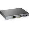 Image de Zyxel GS1350-18HP-EU0101F commutateur rÃ©seau GÃ©rÃ© L2 Gigabit Ethernet (10/100/1000) Connexion Ethernet, supportant l'alimentation via ce port (PoE) Gris