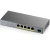 Image de Zyxel GS1350-6HP-EU0101F commutateur rÃ©seau GÃ©rÃ© L2 Gigabit Ethernet (10/100/1000) Connexion Ethernet, supportant l'alimentation via ce port (PoE) Gris