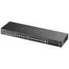 Image de Zyxel GS2220-28 - Commutateur - GÃ©rÃ© - 24 x 10/100/1000 + 4 x SFP Gigabit combinÃ© - Montable sur rack