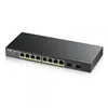 Image de Zyxel GS1900-8HP - Commutateur - intelligent - 8 x 10/100/1000 (PoE+) - de bureau, fixation murale - PoE+ (70 W)
