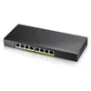 Image de Zyxel GS1915 Series GS1915-8EP - Commutateur - Compatible avec NebulaFLEX - intelligent - 8 x 10/100/1000 (PoE+) - de bureau, fixation murale - PoE+ (60 W)