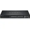 Image de Zyxel XGS2220 Series XGS2220-30F - Commutateur - accÃ¨s L3, NebulaFLEX Cloud - GÃ©rÃ© - 24 x 100/1000 Base-X + 6 x 10 Gigabit (liaison montante) - de bureau, Montable sur rack