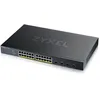 Image de Zyxel XGS1935 Series XGS1935-28HP - Commutateur - gÃ©rÃ© - L3 Lite - intelligent - 24 x 10/100/1000 (PoE) + 4 x SFP+ 10 Go (liaison montante) - Montable sur rack - PoE+ (375 W) - pour Zyxel...