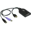 Image de ATEN KA7168 HDMI USB Virtual Media KVM Adapter Cable with Smart Card Reader (CPU Module) - Rallonge Ã©cran-clavier-souris/audio/USB - pour ATEN CN9850; KVM over IP KN1132VB